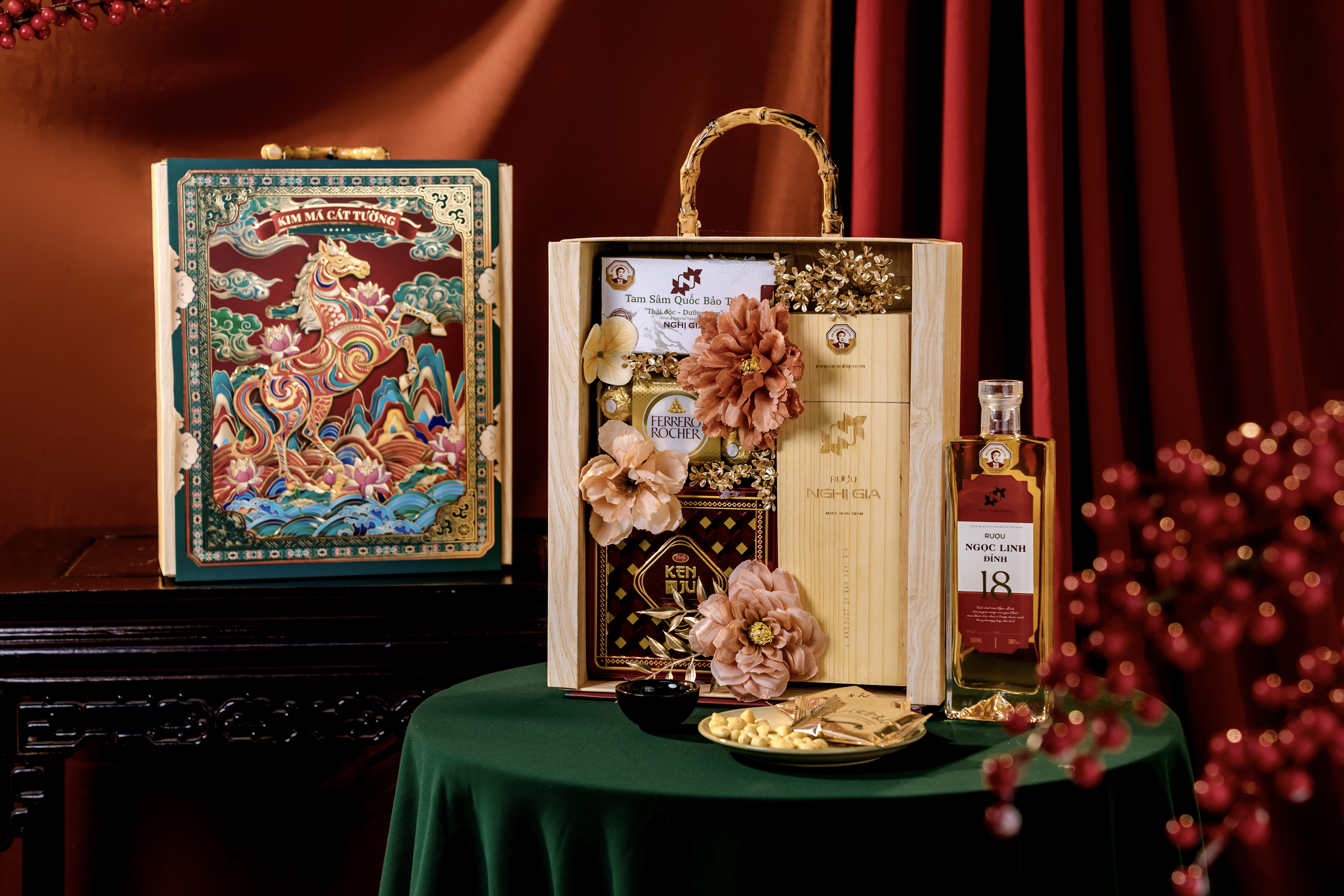 Set Quà Tết Sâm Ngọc Linh Bánh Kẹo SNG8